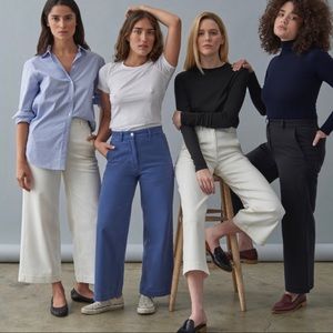 Everlane wide leg crop